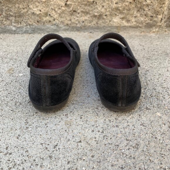 CIENTA Velvet Mary Jane Shoes Girls 28 10 Black Velour Shoe Flats Toddler Girl - Picture 4 of 8